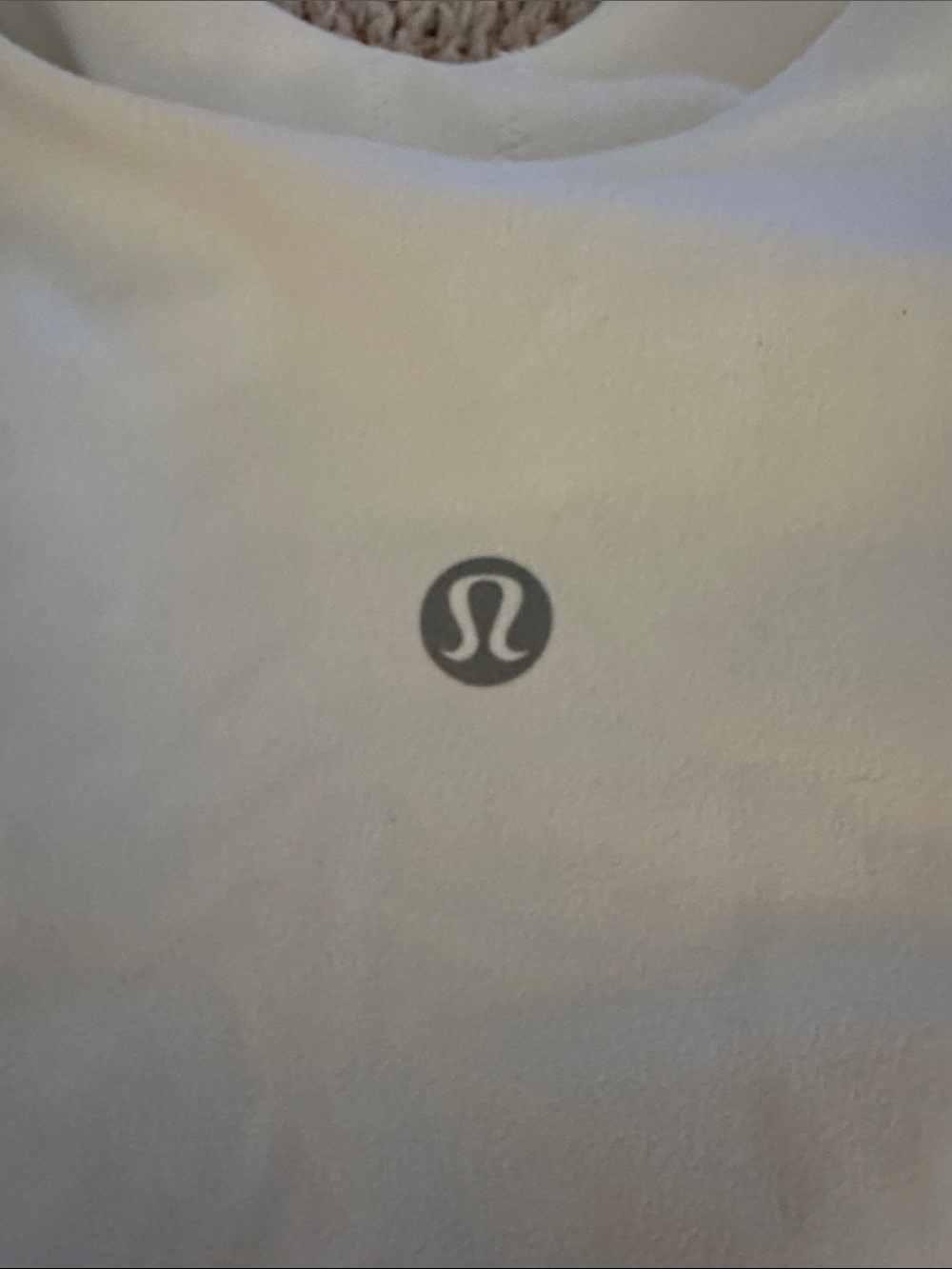 Lululemon white align bra tank. Size 8, EUC, no pads. - Picture 3 of 4